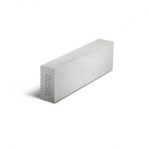 Блок газосиликатный перегородочный литьевой D500 | 625x100x200 | B3,5 | CUBIBLOCK